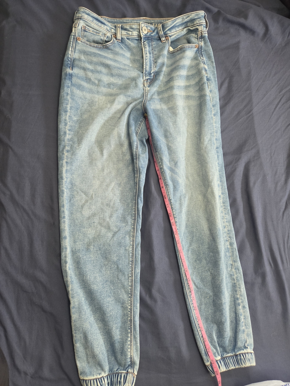 Light Wash Blue Womens Stretch Jeans - American Eagle